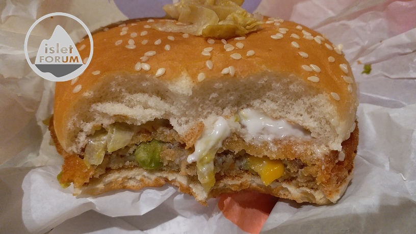 麥當勞脆香素菇包 mcdonald's veggie burger (6).jpg
