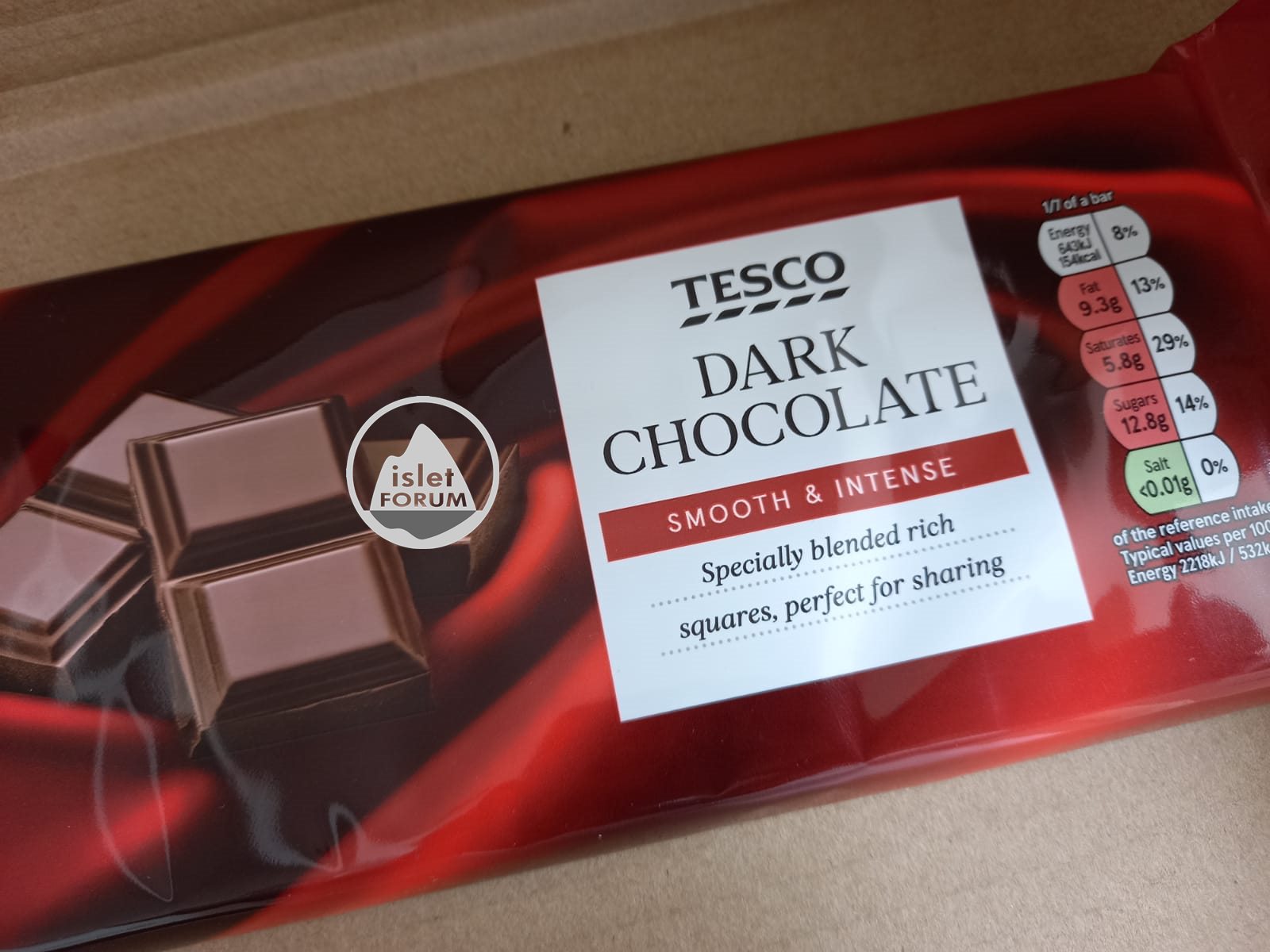 Tesco Dark Chocolate（Smooth ＆ Intense）200g HK＄25.90.jpeg
